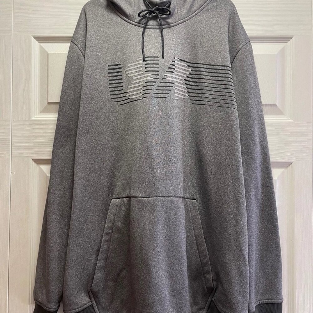 Under Armour Men's Fleece Spectrum Pullover Hoodie Grey XXL Loose